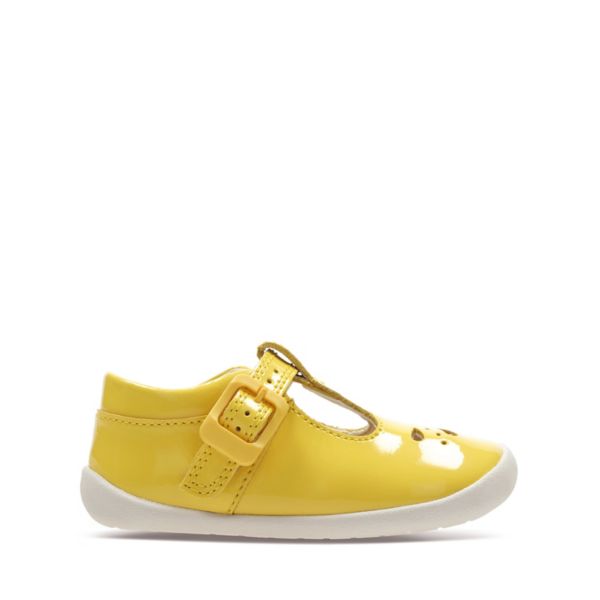 Clarks Girls Roamer Star Toddler Casual Shoes Yellow | CA-2605784